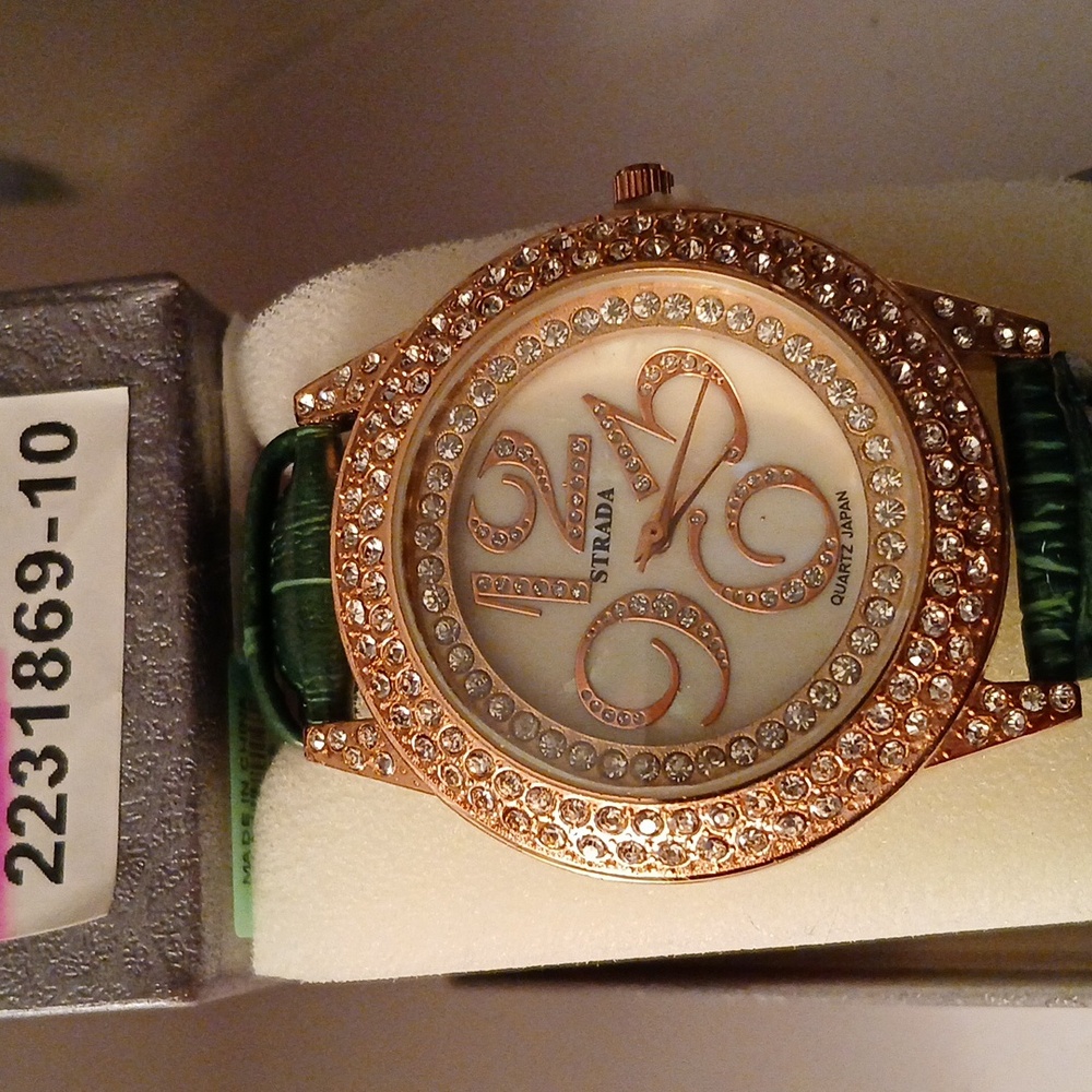 2231869-10. STRADA ION Pltd Rose Gold -Swiss Mvmt.